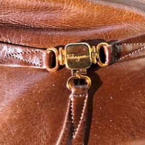 Ferragamo Classic Chestnut Tall Boots